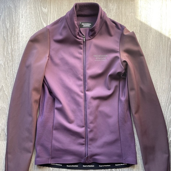 Men's Mechanism Thermal Long Sleeve Jersey — Bordeaux - Picture 1 of 3